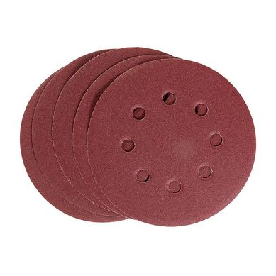 Disco de Lixa com Velcro 125mm 738099 Gro 220 5 Peas Vermelho MTX