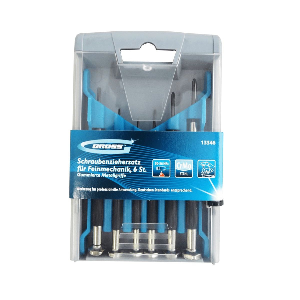Jogo de Chave de Precisão para Celular com 6 Peças Oxidado Azul, marca Mtx - Foto Principal