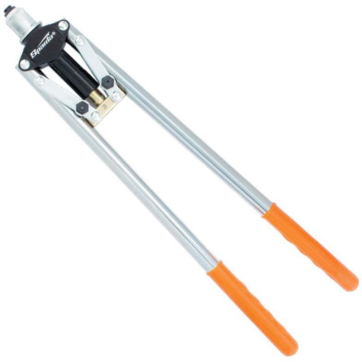 Rebitador Manual 450mm para Rebites 2,4/4/4,8mm Laranja, marca Mundo das Ferramentas - Foto Principal