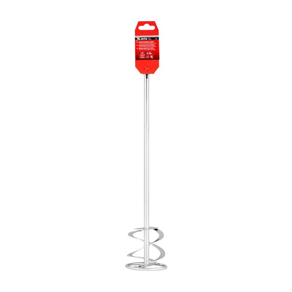 Misturador de Tinta e Gesso SDS 80x400mm Vermelho, marca Mundo das Ferramentas - Foto 2