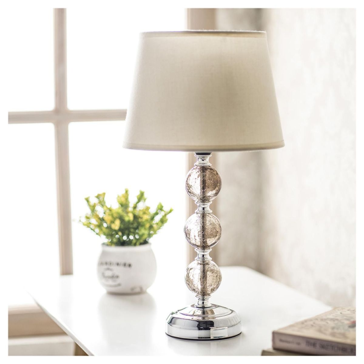 Luminária de Mesa Fumê Ankara 1 Lâmpada E27 Just Home Collection, marca Just Home Collection - Foto Principal