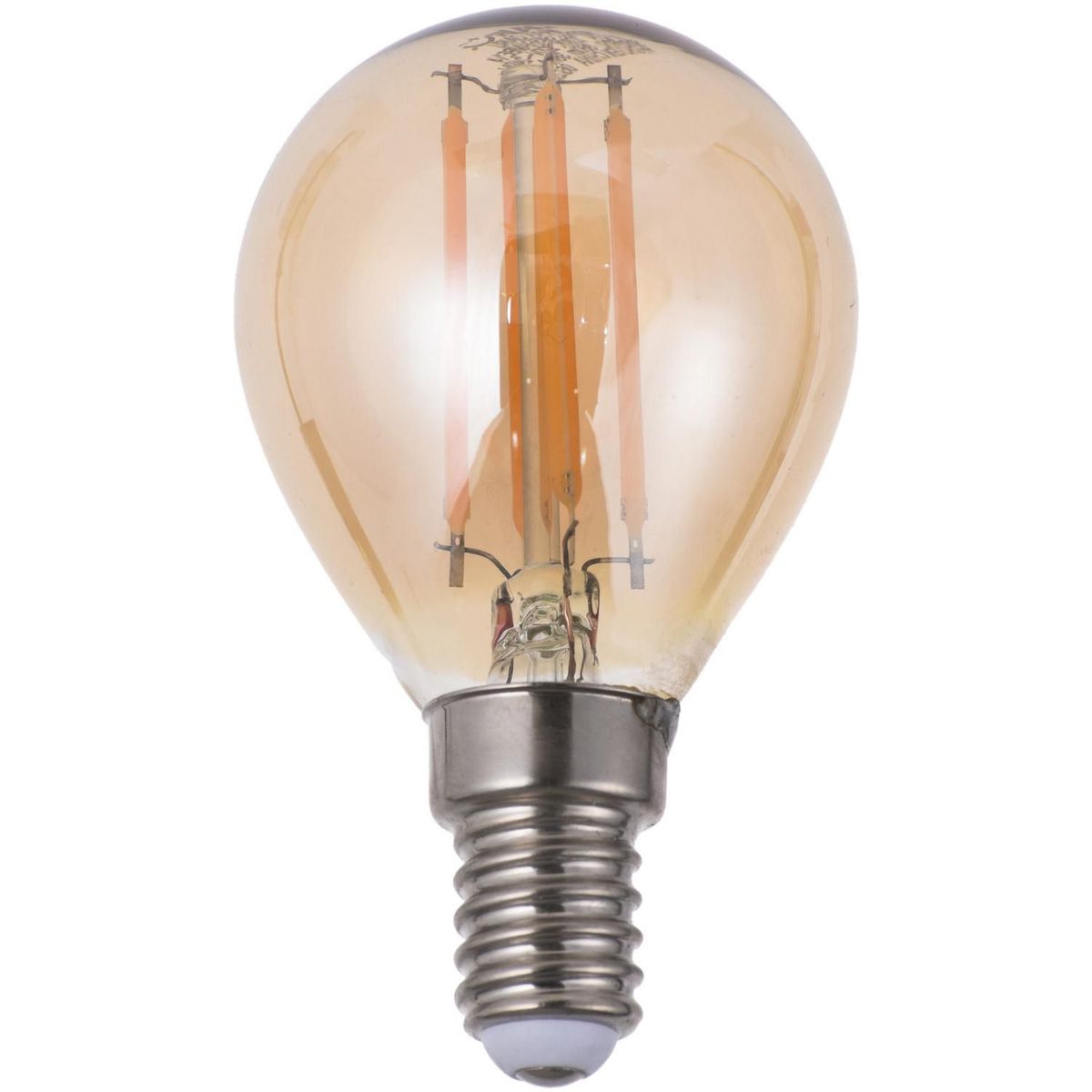 Lâmpada de Filamento LED 4W G45 E14 Âmbar, marca Dairu - Foto Principal