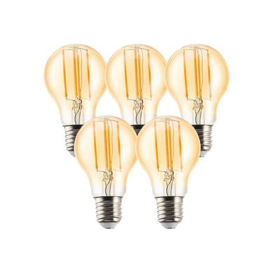 Combo com 5 Lmpadas de Filamento LED Bulbo 4W A60 E27 mbar