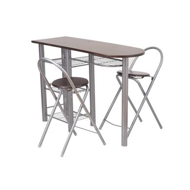 Conjunto Mesa Auxiliar 2 Cadeiras Dobrveis