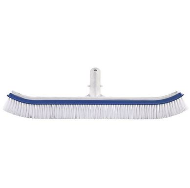 Escova Metlica para Piscina de Inox Azul e Branco