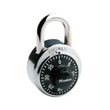 Cadeado com Segredo para Armário Prata com Preto Masterlock