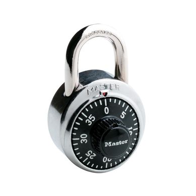 Cadeado com Segredo para Armrio Prata com Preto Masterlock