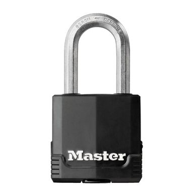 Cadeado Ao Lminado 48mm Preto com Prata Masterlock
