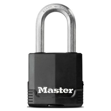 Cadeado Ao Lminado 45mm Preto com Prata 2 Unidades Masterlock