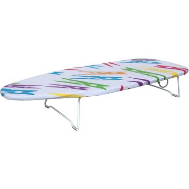 Tbua de Passar Roupa Mesa com Cabide 76X30 cm