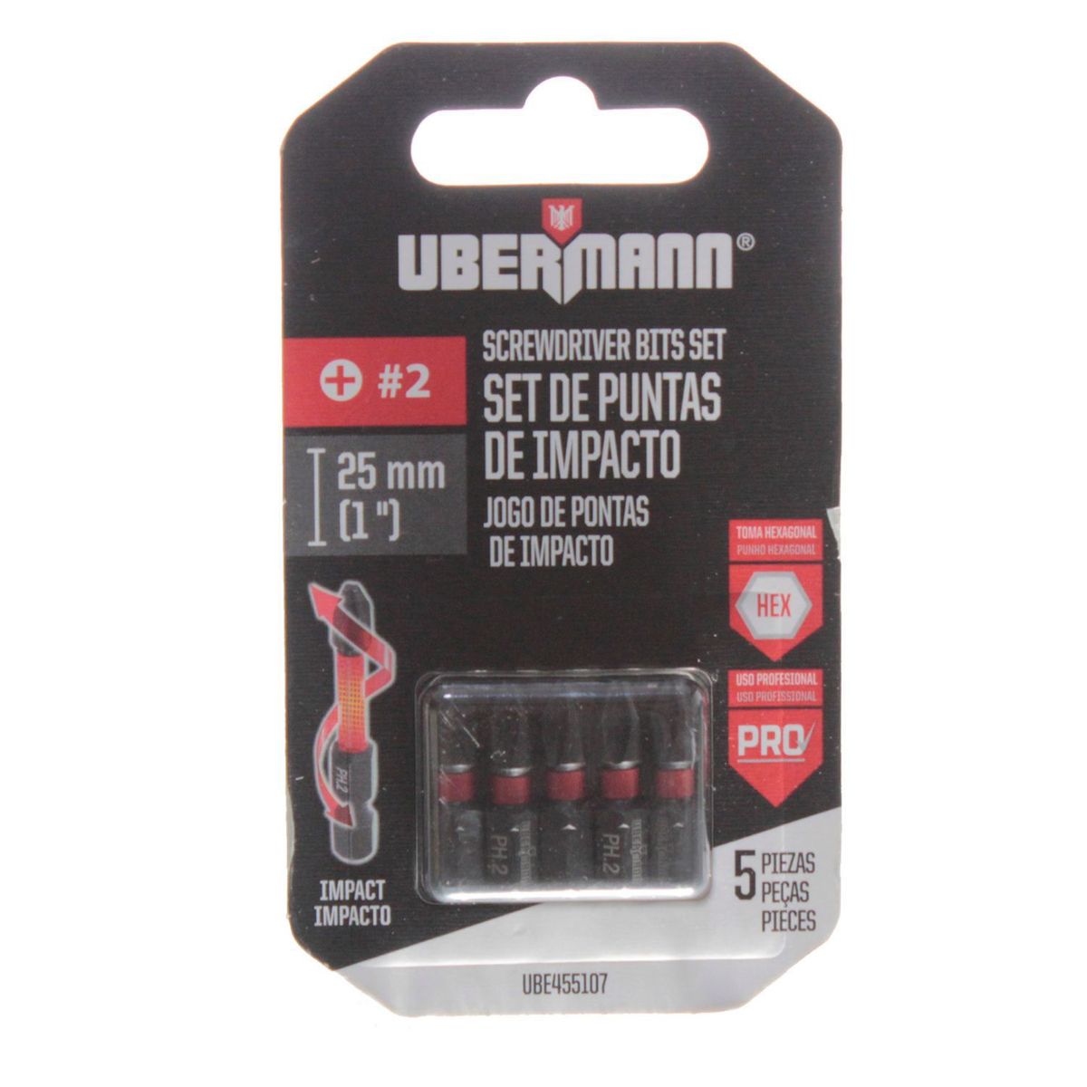 Conjunto Pontas para 5 Peças, marca Ubermann - Foto 2