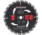 Lâmina de Serra Circular TCT 7.1/4" 24 Dentes Preto