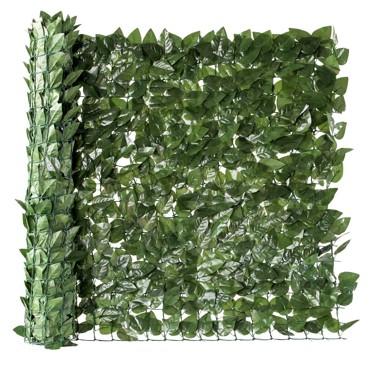 Cercamento de Plástico com Folhas 100x30cm, marca Just Home Collection - Foto Principal