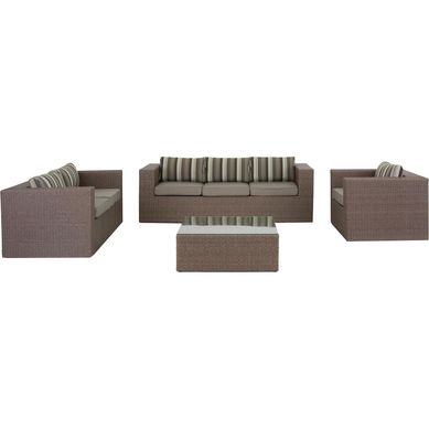 Conjunto Estar San Lucas 4Pcs Cinza
