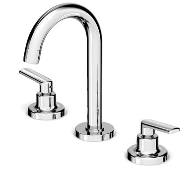 Torneira Misturador para Lavatrio Smart-N de Mesa 3 Furos Bica Alta com Vlvula Cromado