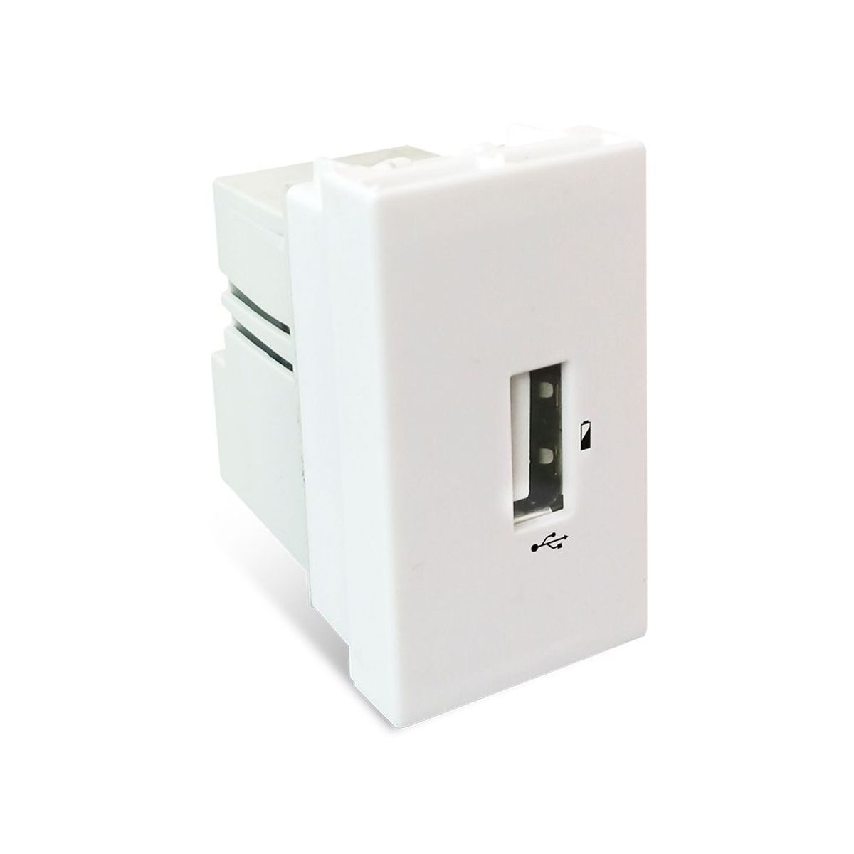 Módulo Carregador Usb 1,A Stella Branca Bivolt, marca Steck - Foto Principal