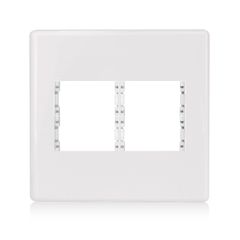 Placa Com Suporte Stella Branca 4X4 4 Postos