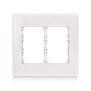 Placa Com Suporte Stella Branca 4X4 6 Postos