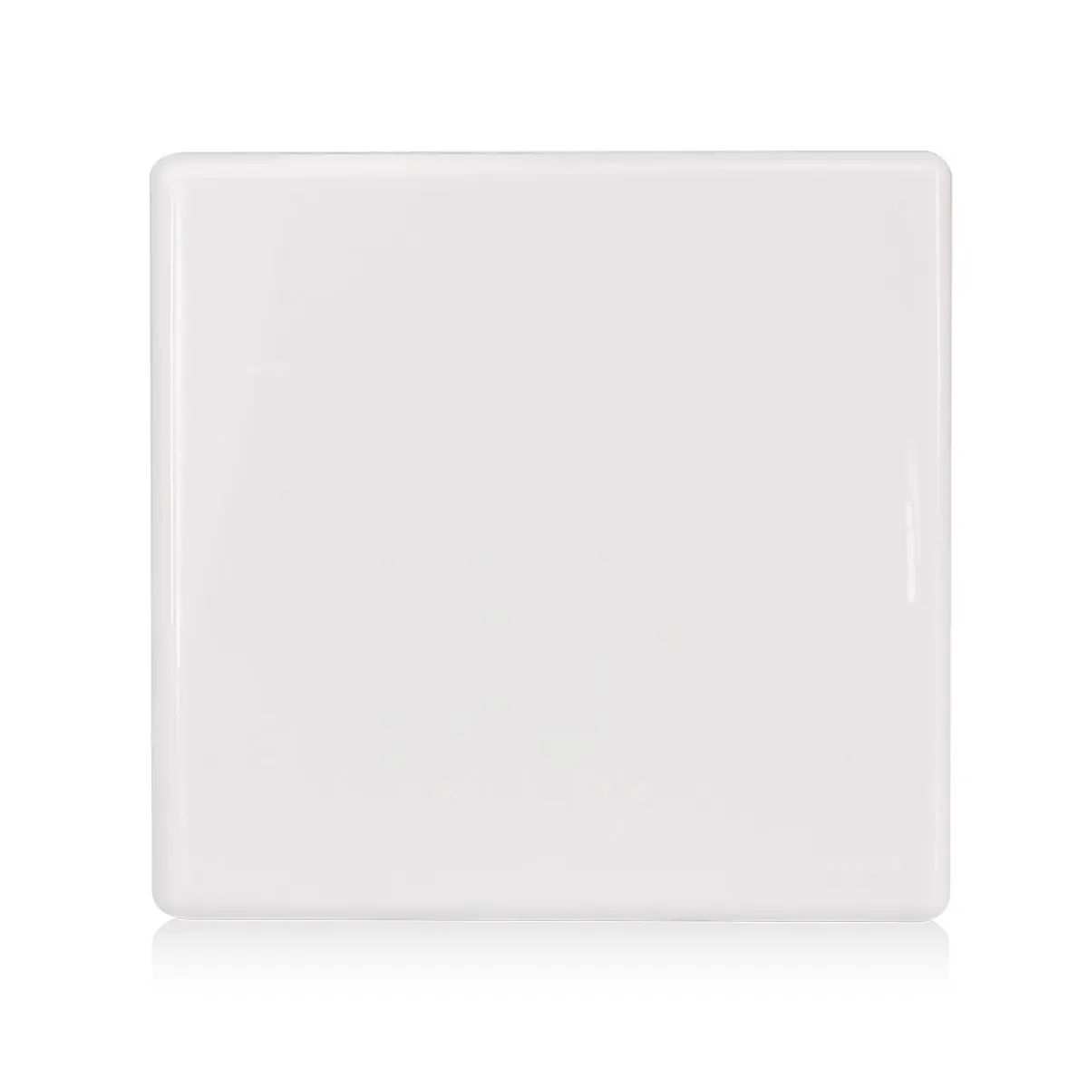 Placa Com Suporte Cega Stella Branca 4X4, marca Steck - Foto Principal