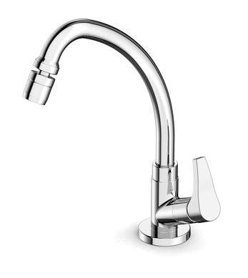 Torneira para Cozinha Like de Mesa Bica Mvel Arejador Articulado Cromado