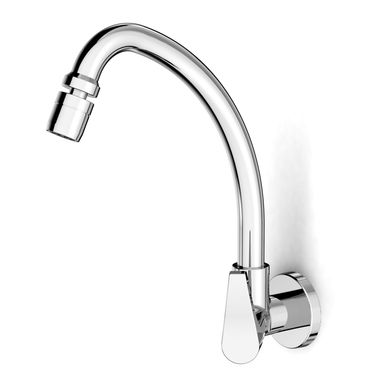 Torneira para Cozinha Like de Parede Bica Mvel Arejador Articulado Cromado