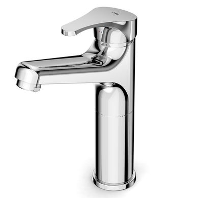 Torneira Monocomando para Lavatrio Ecoline de Mesa Bica Alta Cromado
