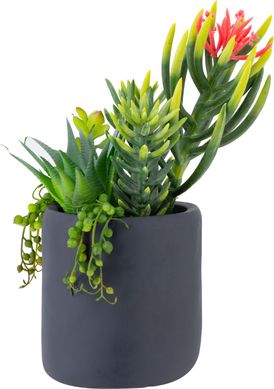 Suculenta Artificial com vaso 30cm