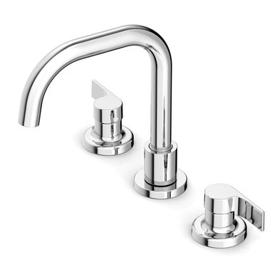 Torneira Misturador para Lavatrio Master de Mesa 3 Furos Bica Alta 90 com Vlvula Cromado