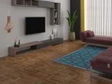 Piso Madeirado Mate Acetinado HD 50x50cm Caixa 2,50m² Relevo Marrom