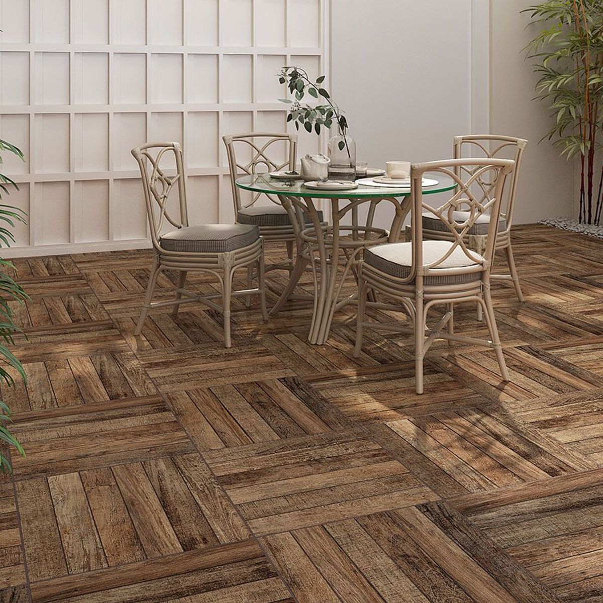 Piso Ecologic HD 61x61cm Caixa 2,23m² Protetiva Aderente Marrom Formigres, marca Formigres - Foto 2