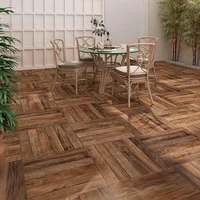 Piso Ecologic HD 61x61cm Caixa 2,23m² Protetiva Aderente Marrom Formigres