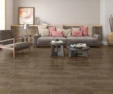 Piso Alamo Madeira Mate HD 20x60cm Caixa 1,46m² Marrom