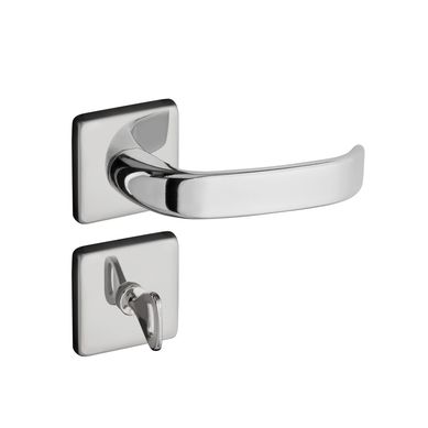 Fechadura Zamac Concept Roseta 413 Banheiro Cromado