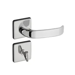 Fechadura Zamac Concept Roseta 413 Banheiro Cromado