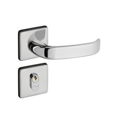 Fechadura Zamac Concept Roseta 413 Externa Cromado