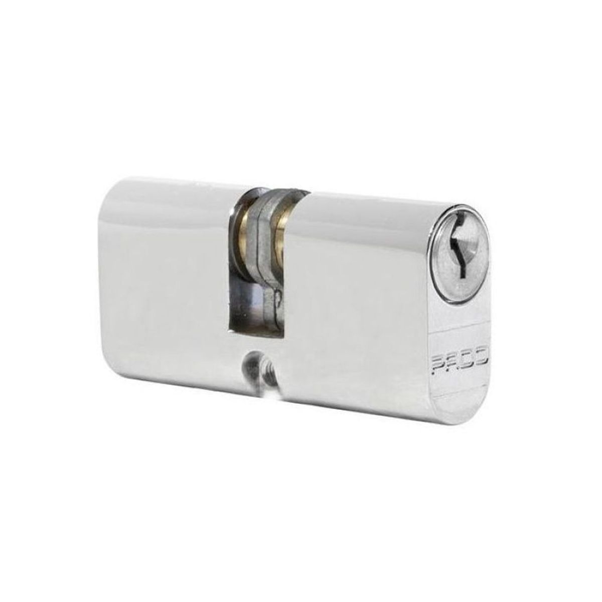 Cilindro para Fechadura Sm 74mm Zamac Concept Cromado, marca Pado - Foto Principal