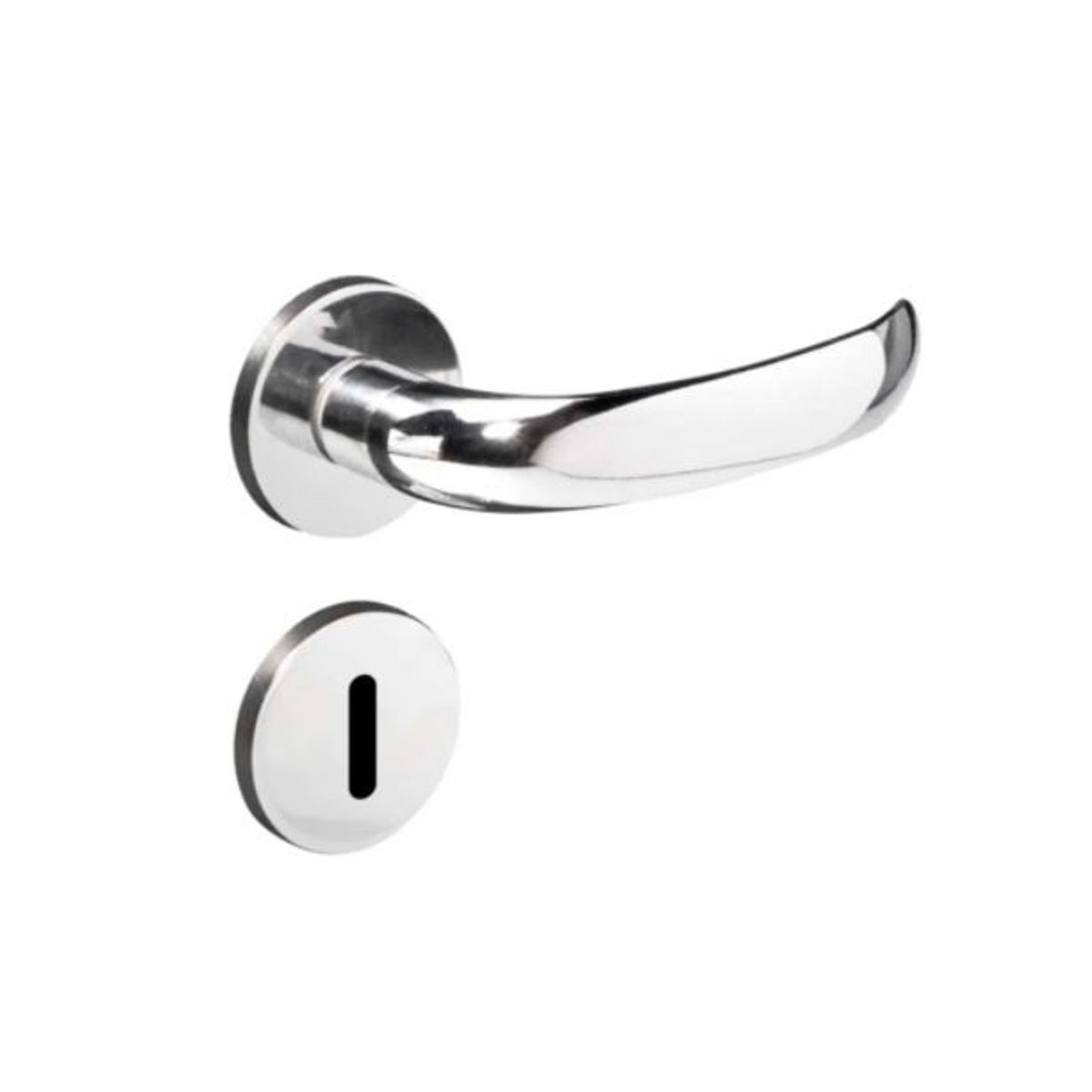 Fechadura Zamac Concept Roseta 413 Interna Cromado, marca Pado - Foto Principal