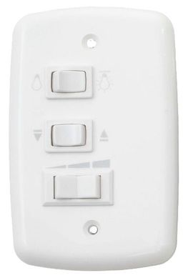 Controle Ventilador e Lmpada Liga / Desliga Luz Reverso 3 Velocidades com Capacitor Liege
