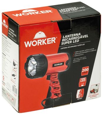 Lanterna De Mo Super Led 200 Lumens Bivolt Recarregvel