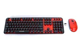 Kit Teclado e Mouse Retrô