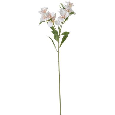 Flor Artificial Lrio 71cm Creme