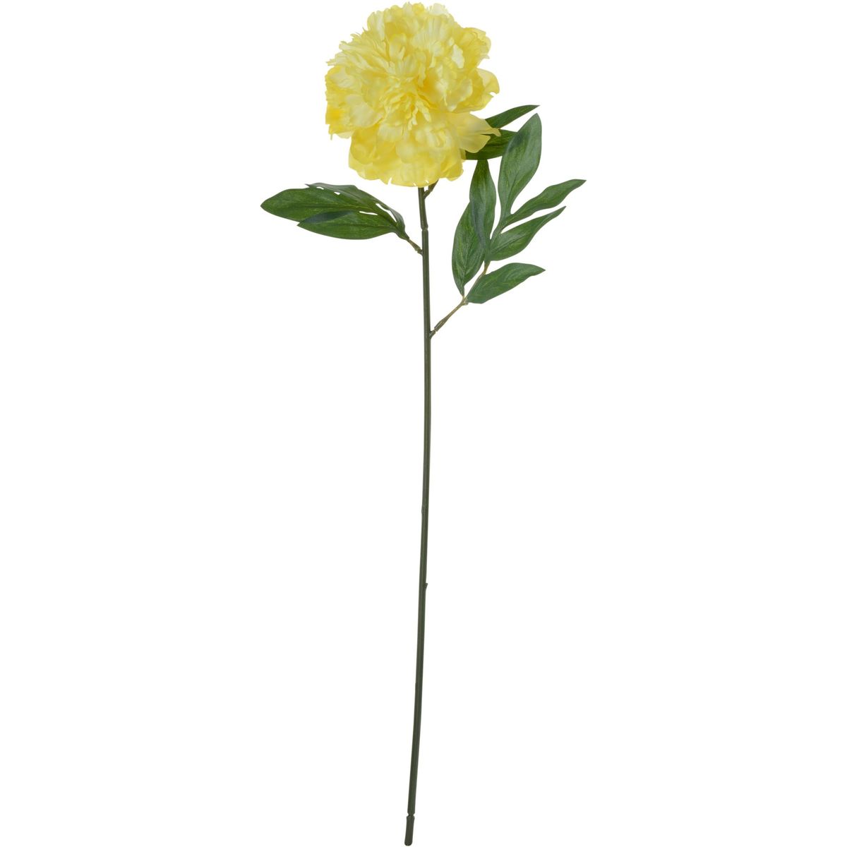 Flor Artificial Peônia 63cm Amarelo, marca Just Home Collection - Foto Principal