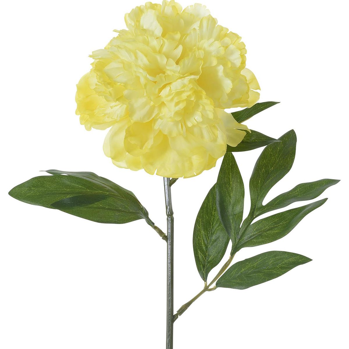Flor Artificial Peônia 63cm Amarelo, marca Just Home Collection - Foto 2