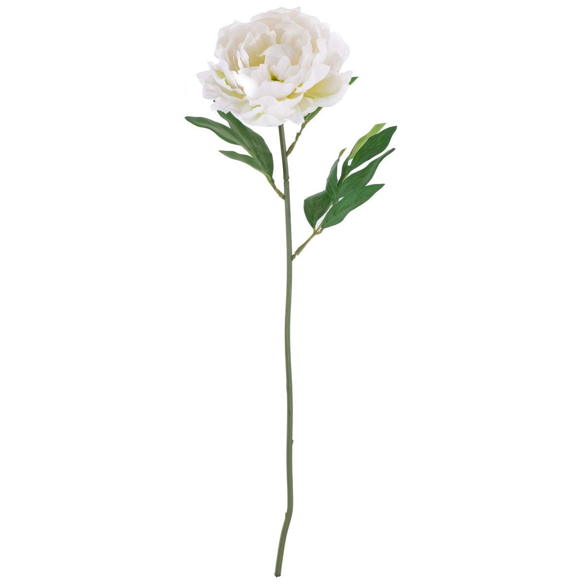 Flor Artificial Peônia 63cm Branco, marca Just Home Collection - Foto Principal