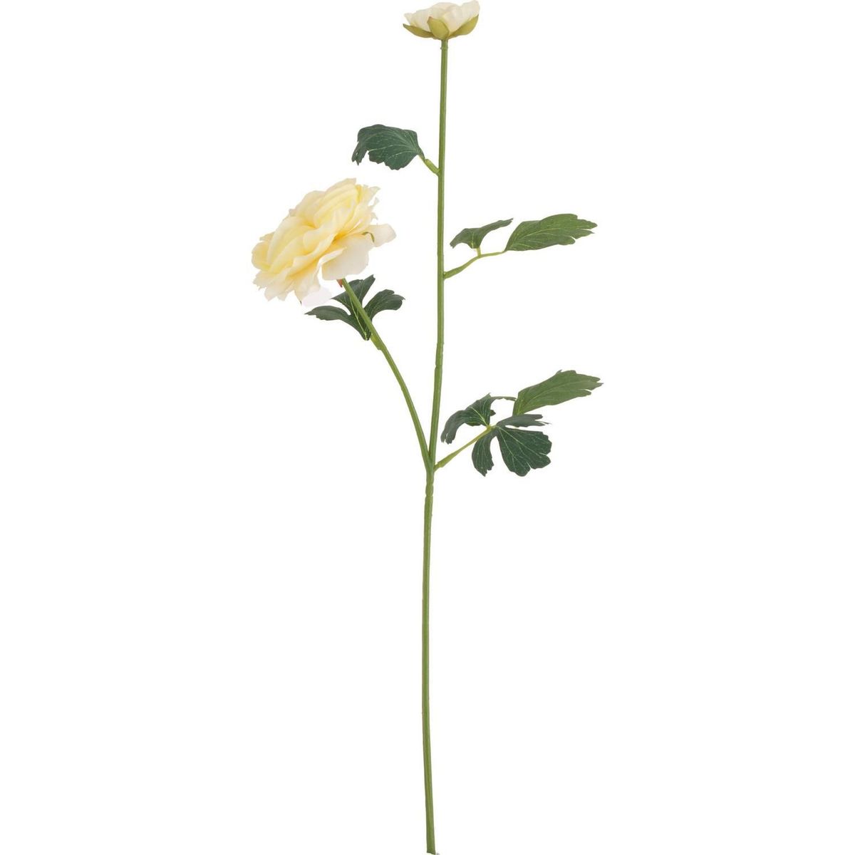 Flor Artificial Ranúculus 54cm Amarelo, marca Just Home Collection - Foto Principal