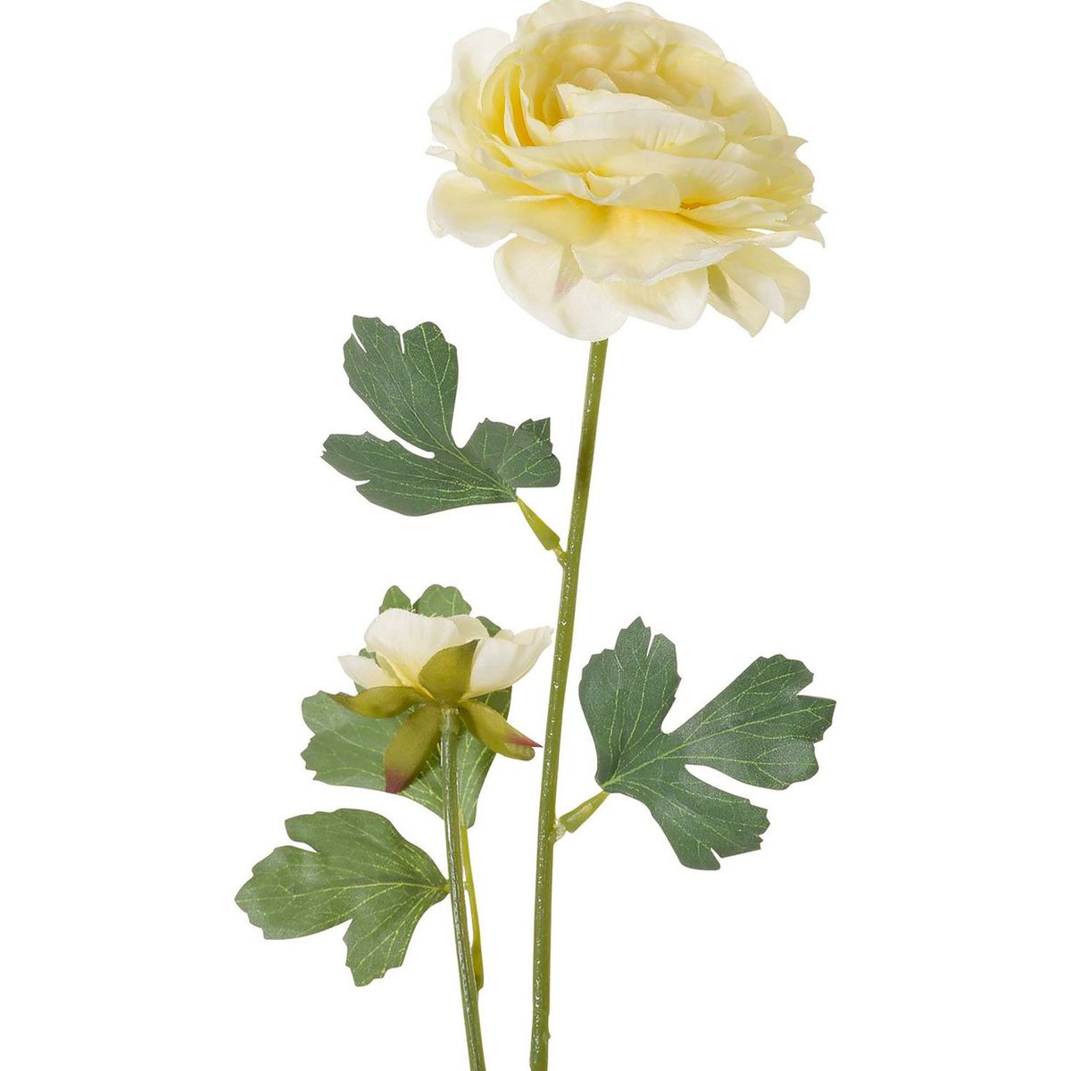 Flor Artificial Ranúculus 54cm Amarelo, marca Just Home Collection - Foto 2