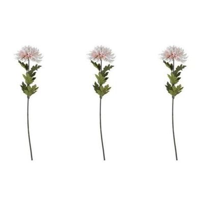 Combo com 3 Flores Artificiais Crisntemo 84cm Salmo
