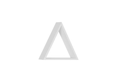 Nicho Tringulo em MDF 15x30x30cm Branco