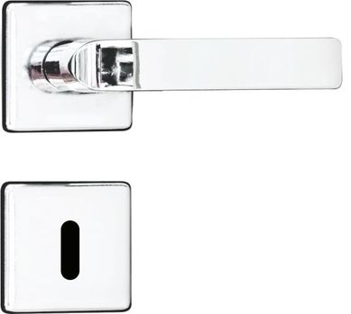 Fechadura 1700 Interna Italy Roseta Quadrada Cromado