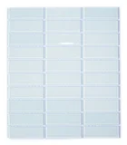 Pastilha de Vidro Retangular Branco 32,7x27,6cm
